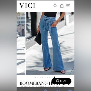 Vici high waisted bell bottoms